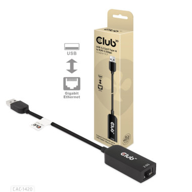 CLUB3D CAC-1420 carte réseau Ethernet 2500 Mbit s