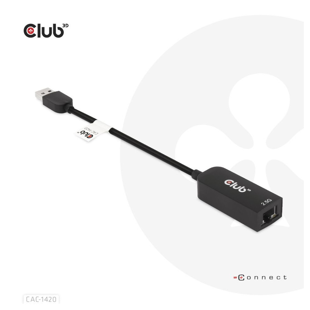 CLUB3D CAC-1420 carte réseau Ethernet 2500 Mbit s