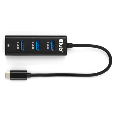 CLUB3D CSV-1549 hub & concentrateur USB Type-C 5000 Mbit s Noir