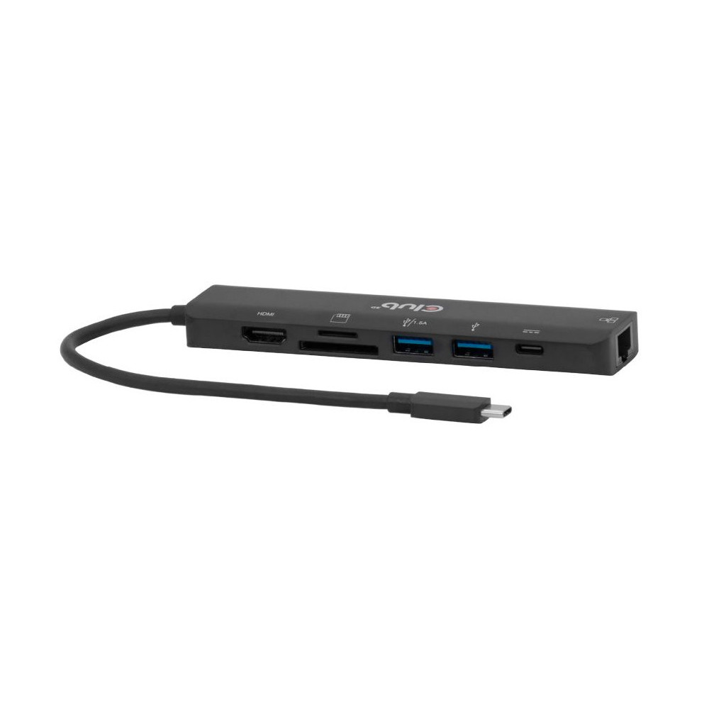 CLUB3D CSV-2553 hub & concentrateur USB Type-C 5000 Mbit s Noir