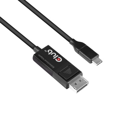 CLUB3D CAC-1557 câble vidéo et adaptateur 1,8 m USB Type-C DisplayPort Noir