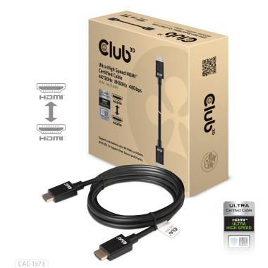 CLUB3D cac-1373 câble HDMI 3 m Noir