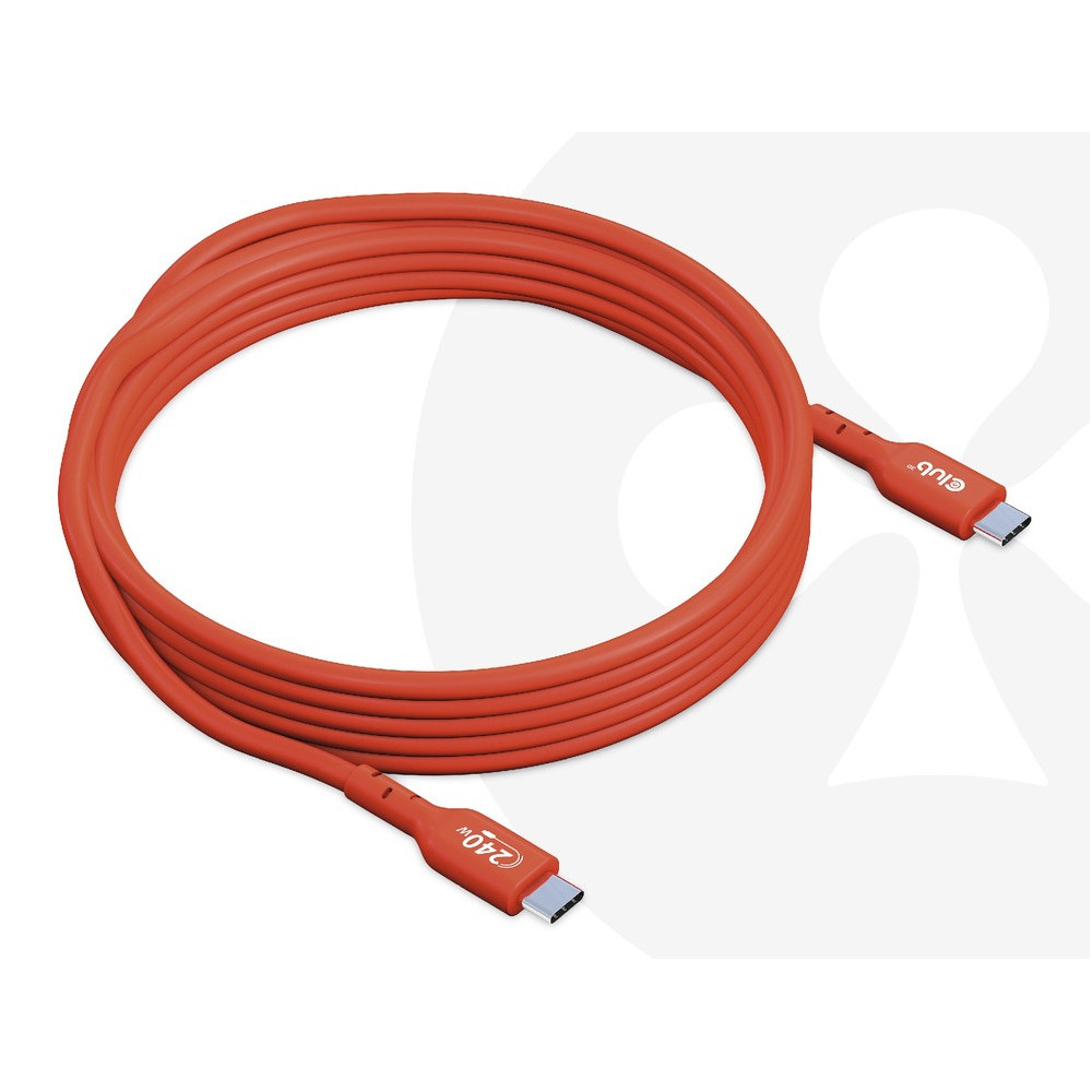 CLUB3D CAC-1515 câble USB USB 2.0 4 m USB C Orange