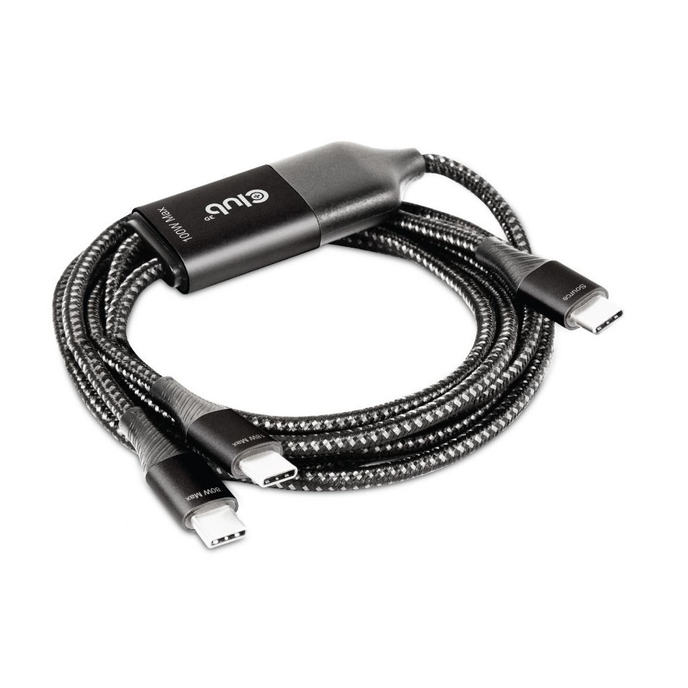 CLUB3D CAC-1527 câble USB 1,83 m USB C 2 x USB C Noir