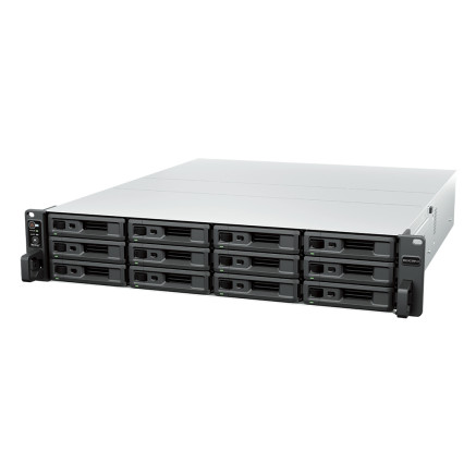 SYN00050542 RS2423RP+II Boîtier NAS Rack 2U pour 12 DD 3.5/2.5p 3.33/3.6GHz 4Core 64bits 8Go 2