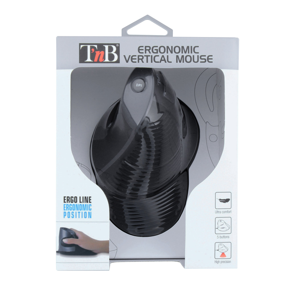 T'nB MUERGOV souris Bureau USB Type-A Optique 1600 DPI