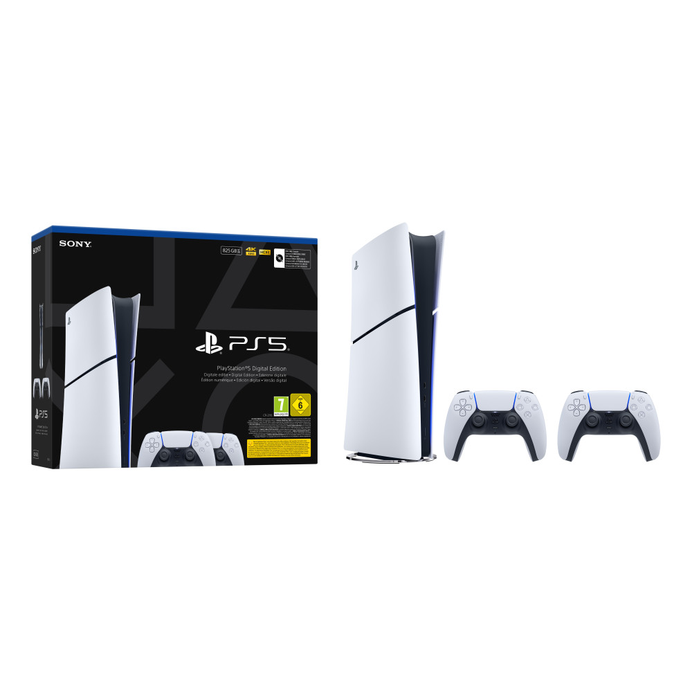 Sony Playstation 5 Slim Digital 825 Go Wifi Noir, Blanc
