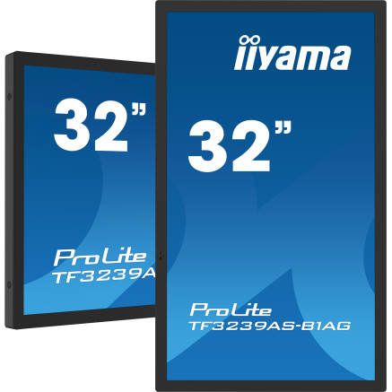 iiyama TF3239AS-B1AG écran plat de PC 80 cm (31.5") 1920 x 1080 pixels Full HD LED Écran tactile Noir