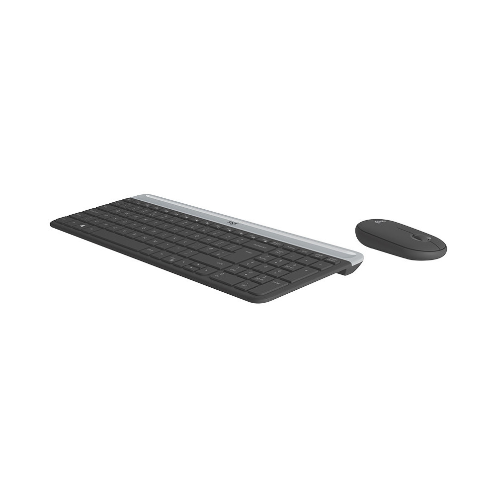 Logitech 920-009190 clavier Souris incluse Universel RF sans fil AZERTY Français Graphite