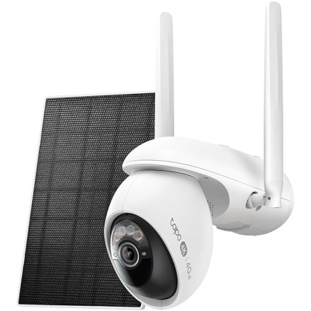TPL00050588 Caméra IP extérieur 4G / WiFi - Caméra 4K panoramique + panneau solaire