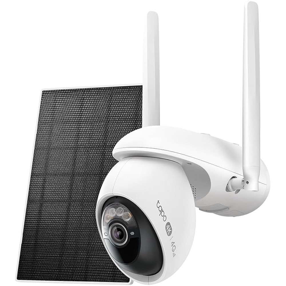 TPL00050588 Caméra IP extérieur 4G / WiFi - Caméra 4K panoramique + panneau solaire