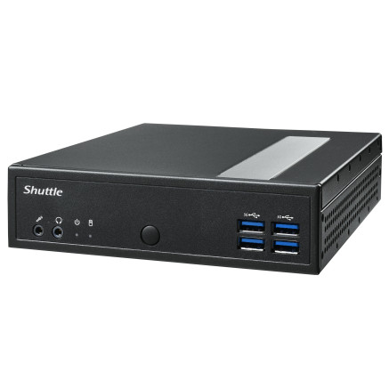 Shuttle XPC slim Barebone DL40N, Intel N150, 1x DDR5, 2x LAN (2x 2.5Gbit), 2xCOM,1xHDMI,1xDP, 1x VGA, fanless, fonctionnement