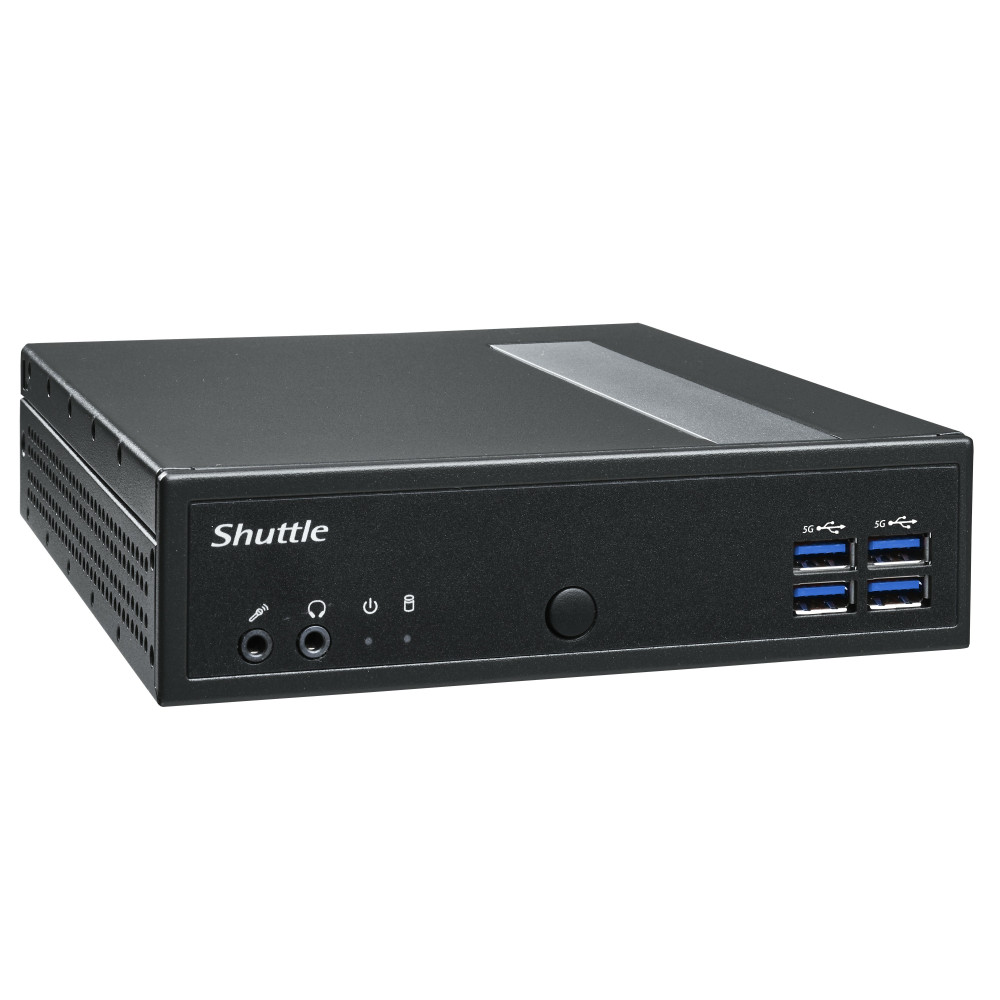 Shuttle XPC slim Barebone DL40N, Intel N150, 1x DDR5, 2x LAN (2x 2.5Gbit), 2xCOM,1xHDMI,1xDP, 1x VGA, fanless, fonctionnement