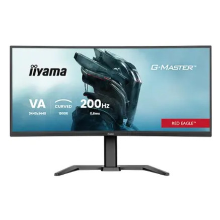 IIYAMA GCB3484WQSU-B2 (Red Eagle) - 34p VA - 0.6ms - 450cd - 2HDMI/DP/USB - 2x5W - Réglable - Noir | ECP Grossiste informatique