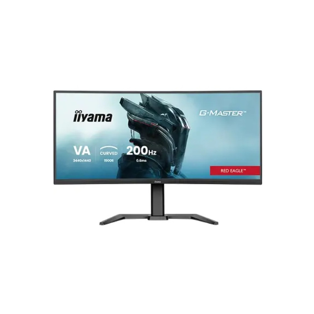 IIYAMA GCB3484WQSU-B2 (Red Eagle) - 34p VA - 0.6ms - 450cd - 2HDMI/DP/USB - 2x5W - Réglable - Noir | ECP Grossiste informatique