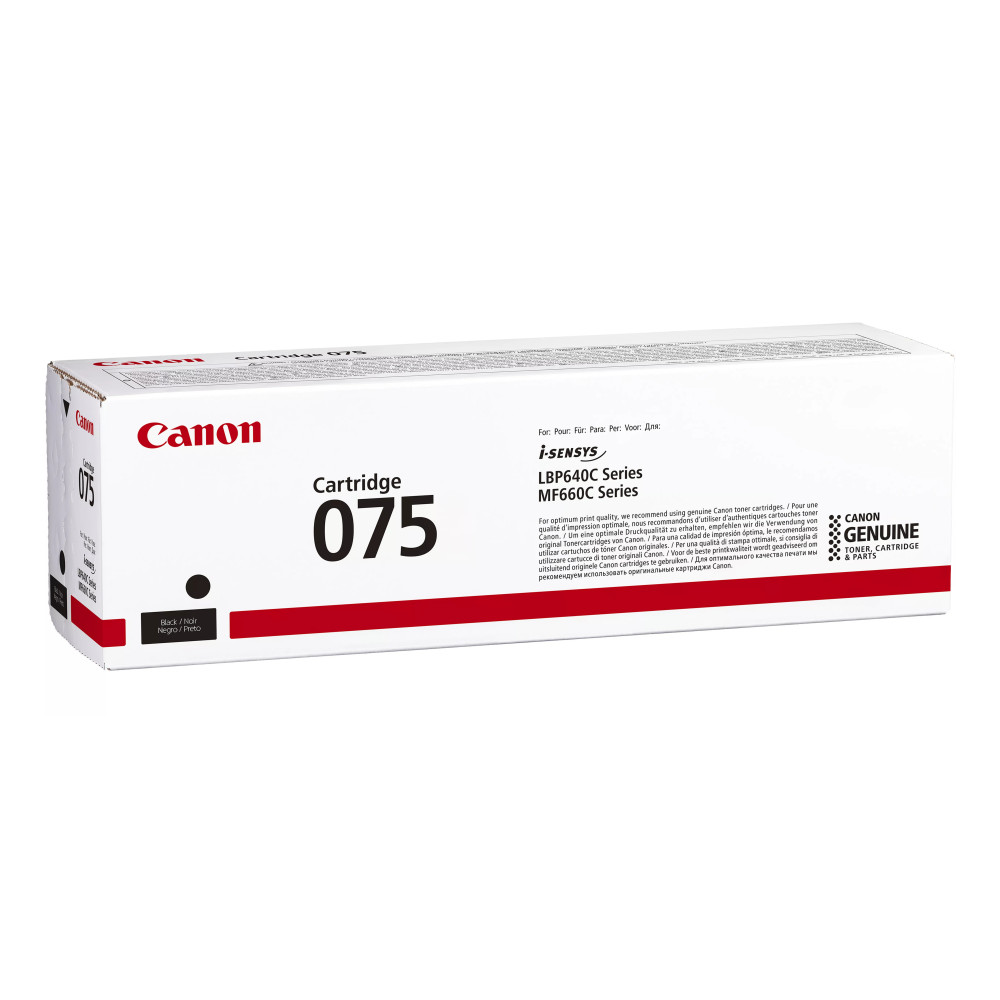 Canon 075 Cartouche de toner 1 pièce(s) Original Noir