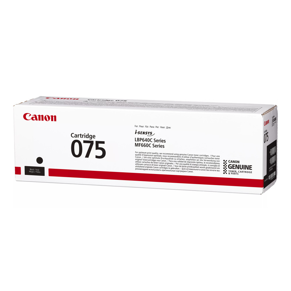 Canon 075 Cartouche de toner 1 pièce(s) Original Noir