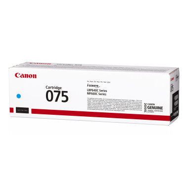 Canon 075 Cartouche de toner 1 pièce(s) Original Cyan