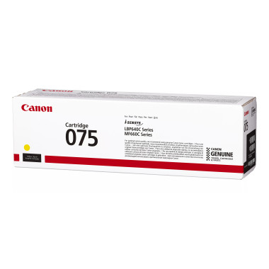 Canon 075 Cartouche de toner 1 pièce(s) Original Jaune