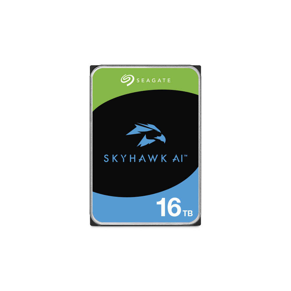 Seagate SkyHawk AI ST16000VE005 disque dur 16 To 7200 tr min 512 Mo 3.5" Série ATA III