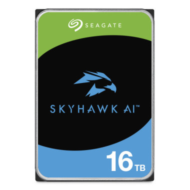 Seagate SkyHawk AI ST16000VE005 disque dur 16 To 7200 tr min 512 Mo 3.5" Série ATA III