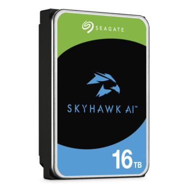 Seagate SkyHawk AI ST16000VE005 disque dur 16 To 7200 tr min 512 Mo 3.5" Série ATA III
