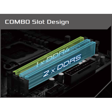 MB ASRock Intel 1700 H610M-Combo II DDR4 ET DDR5 | ECP Grossiste informatique