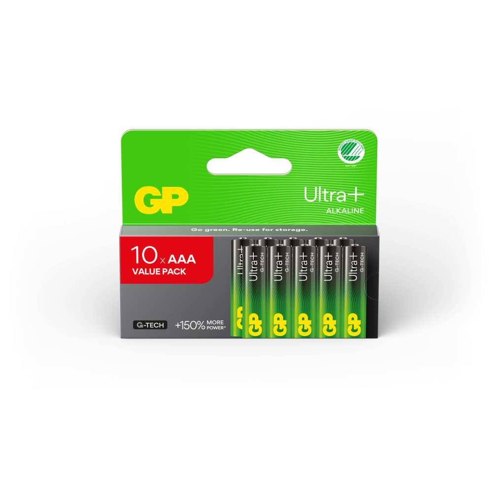 Blister 10 piles Ultra Plus Alcalines AAA (LR03) | ECP Grossiste informatique