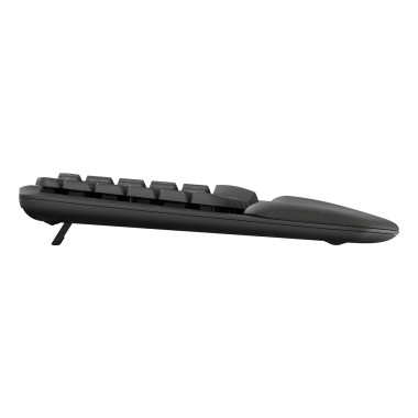 Logitech ERGO Wave Keys clavier ergonomique sans fil avec repose-poignets rembourré