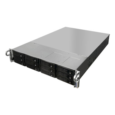 Asustor Xpanstor 12R boîtier de disques 0 To Rack (2 U) Noir, Acier