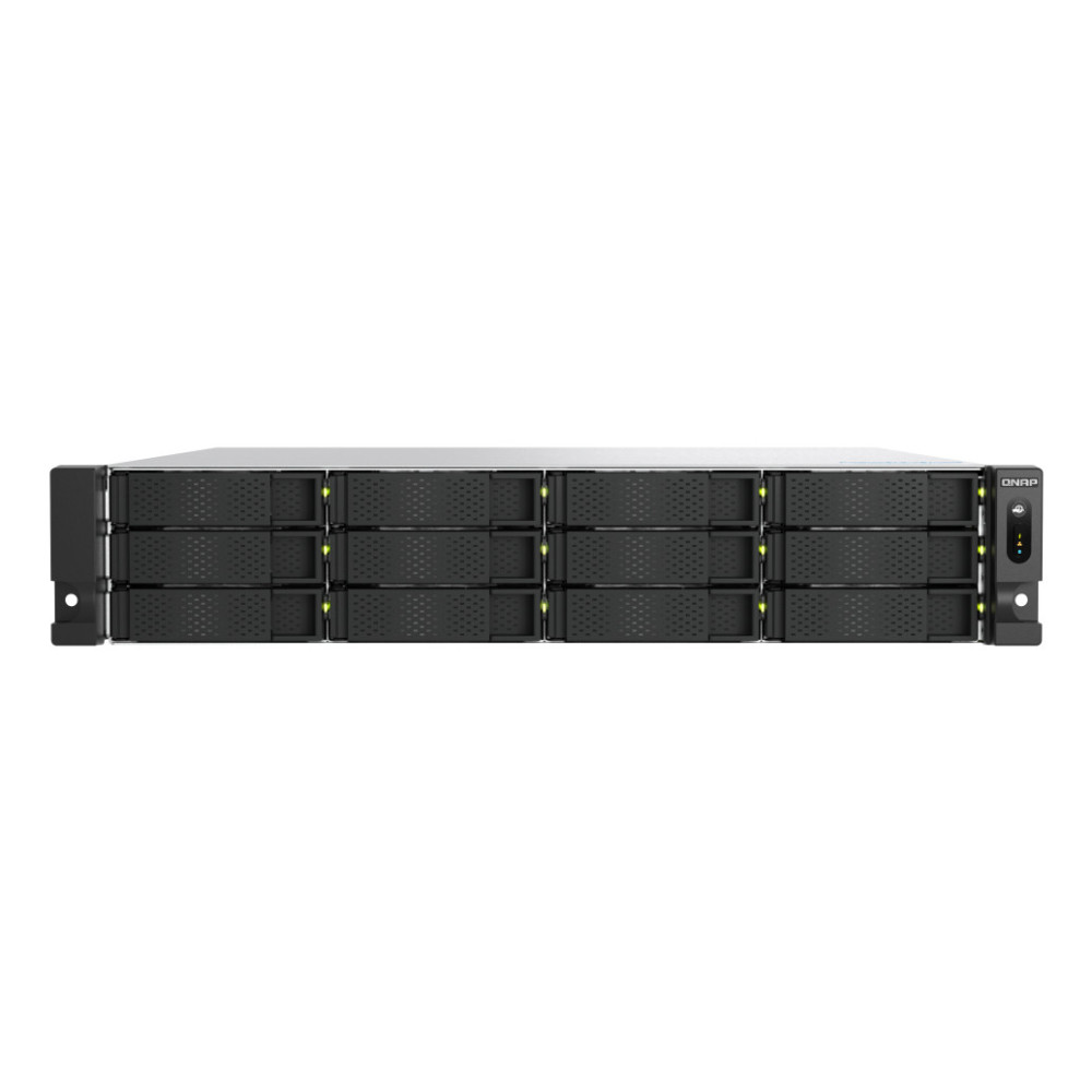QNAP TS-H1277AXU-RP NAS Rack (2 U) AMD Ryzen™ 7 32 Go DDR5 0 To QuTS hero Noir