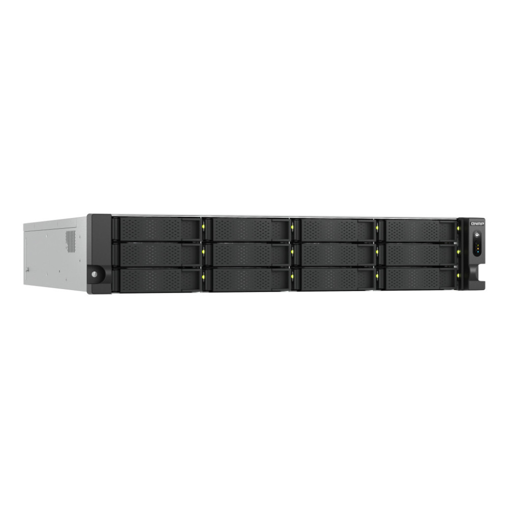 QNAP TS-H1277AXU-RP NAS Rack (2 U) AMD Ryzen™ 7 32 Go DDR5 0 To QuTS hero Noir