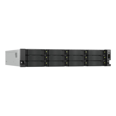 QNAP TS-H1277AXU-RP NAS Rack (2 U) AMD Ryzen™ 7 32 Go DDR5 0 To QuTS hero Noir