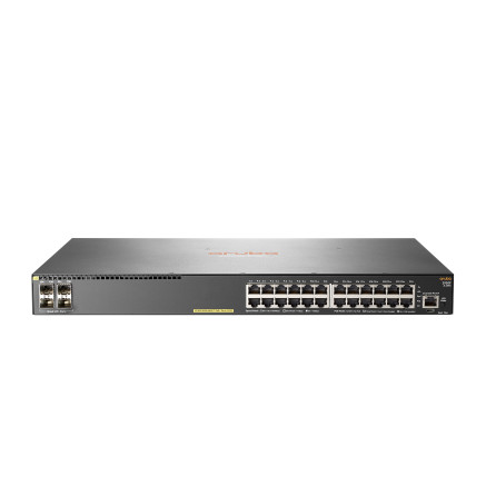 HPE Aruba Networking Aruba 2930F 24G PoE+ 4SFP+ Géré L3 Gigabit Ethernet (10 100 1000) Connexion Ethernet, supportant