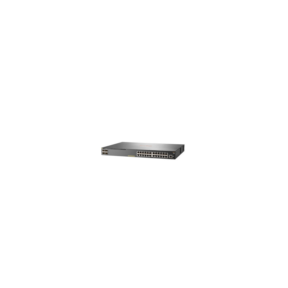 HPE Aruba Networking Aruba 2930F 24G PoE+ 4SFP+ Géré L3 Gigabit Ethernet (10 100 1000) Connexion Ethernet, supportant