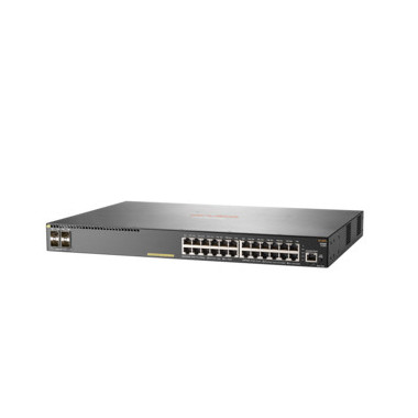 HPE Aruba Networking Aruba 2930F 24G PoE+ 4SFP+ Géré L3 Gigabit Ethernet (10 100 1000) Connexion Ethernet, supportant