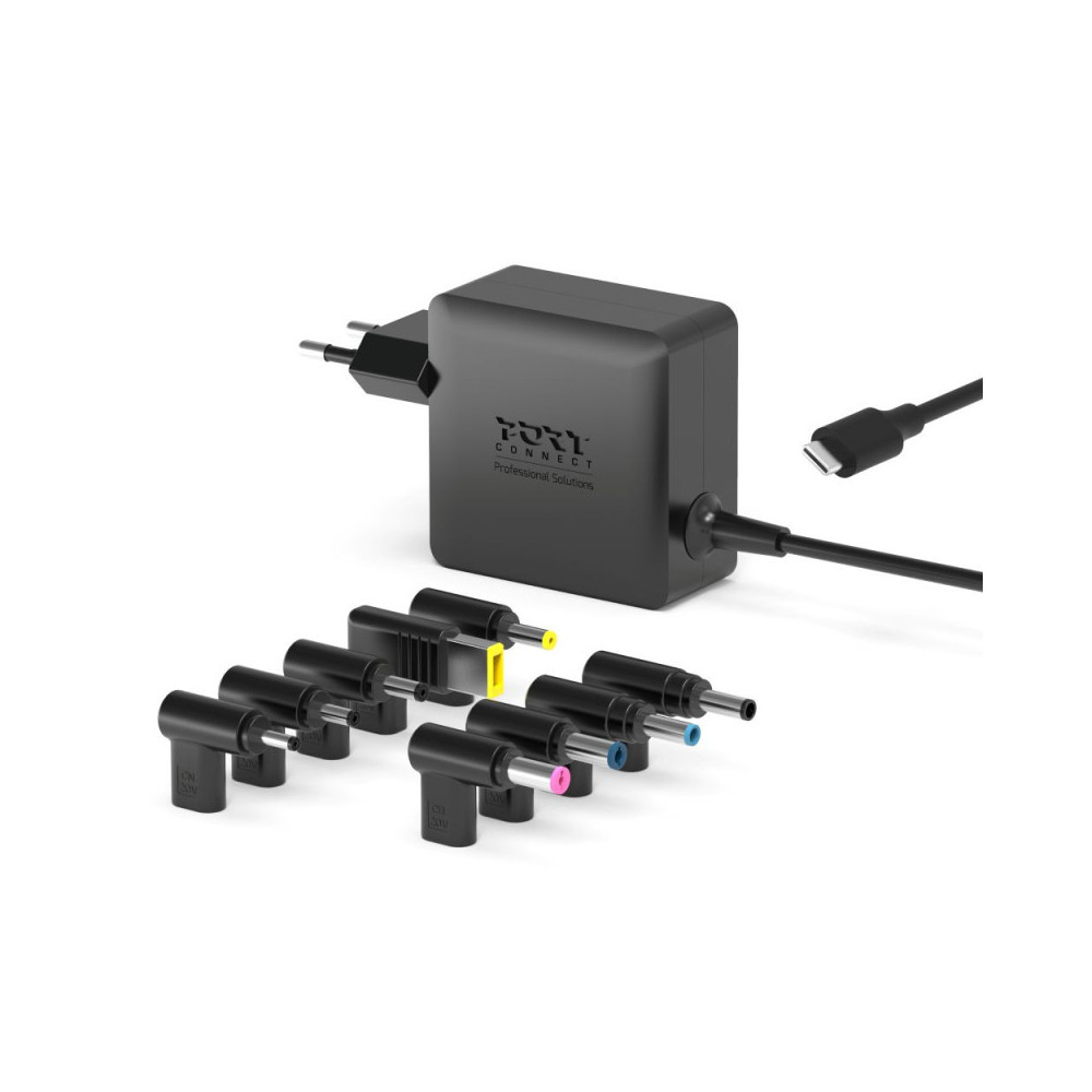Port Designs 904065UWEU adaptateur de puissance & onduleur Intérieure 65 W Noir