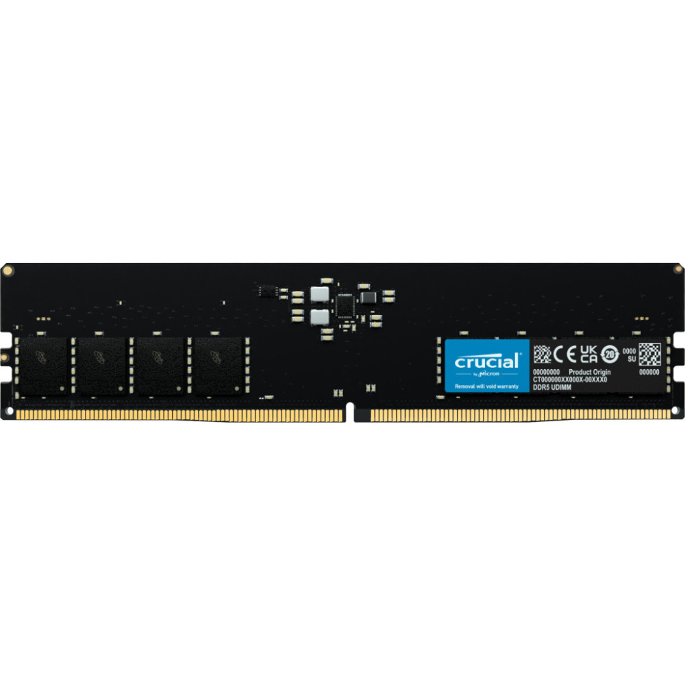 Crucial CT32G56C46U5T module de mémoire 32 Go 1 x 32 Go DDR5 288-pin DIMM ECC