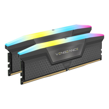 Corsair Vengeance RGB CMH32GX5M2B6000Z38 module de mémoire 32 Go 2 x 16 Go DDR5 6000 MT s 288-pin DIMM