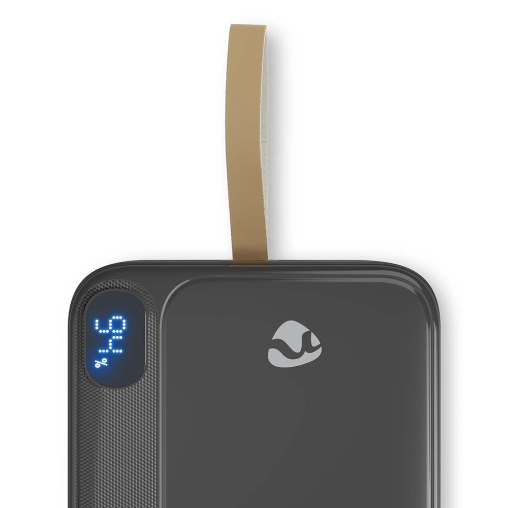 Nedis PBKPD20W325BK banque d'alimentation électrique Lithium Polymère (LiPo) 10000 mAh Noir