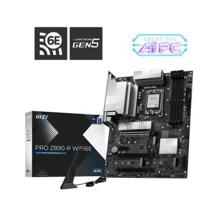 MSI PRO Z890-P WIFI6E carte mère Intel Z890 LGA 1851 (Socket V1) ATX