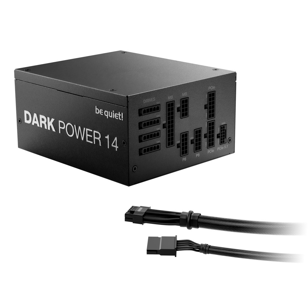 be quiet! Dark Power 14 850 W | Alimentation ATX 3.1 | refroidissement actif ou mode semi-passif | 80 Plus Titanium