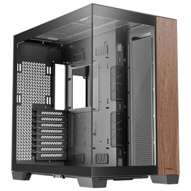 Antec C8 Wood -  Grande tour - EATX - ATX - MATX - ITX - Vitre - Bois - Noir