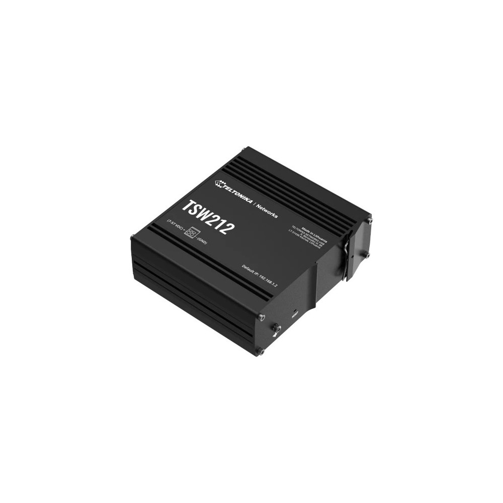 Teltonika TSW212 Géré L2 Gigabit Ethernet (10 100 1000) Noir