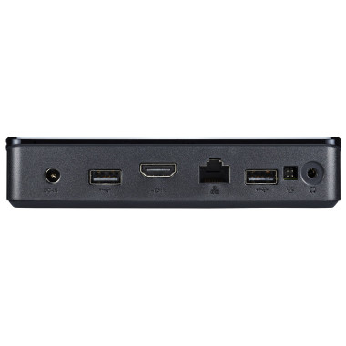 Shuttle XPC nano NS02EV2 PC poste de travail Rockchip RK3368 2 Go DDR3L-SDRAM 16 Go eMMC Android 8.1 Nettop Mini PC Noir