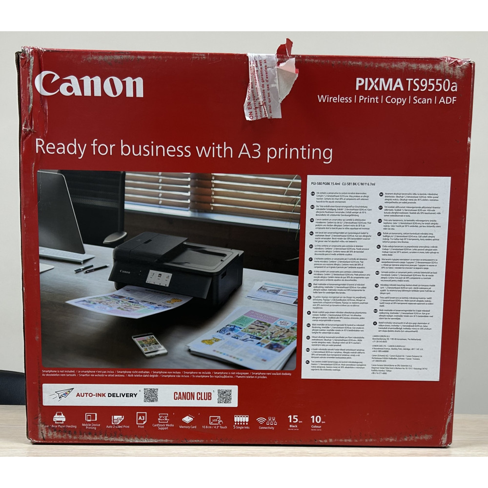Canon PixMa TS-9550A Black impression A3 | ECP Grossiste informatique