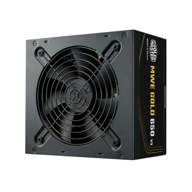 Cooler Master MWE Gold V3 ATX 3.1 Non-Modular Series unité d'alimentation d'énergie 650 W 24-pin ATX Noir