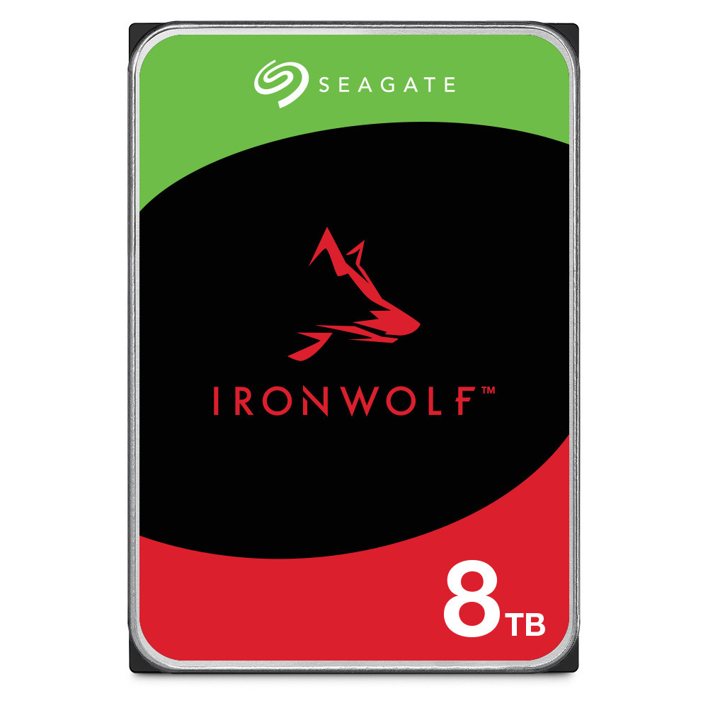 Seagate IronWolf ST8000VN002 disque dur 8 To 5400 tr min 256 Mo 3.5" Série ATA III