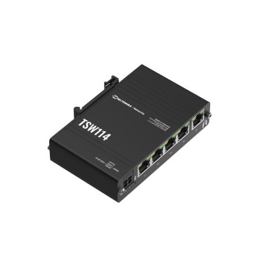 Teltonika TSW114000000 commutateur réseau Non-géré Gigabit Ethernet (10 100 1000) Noir