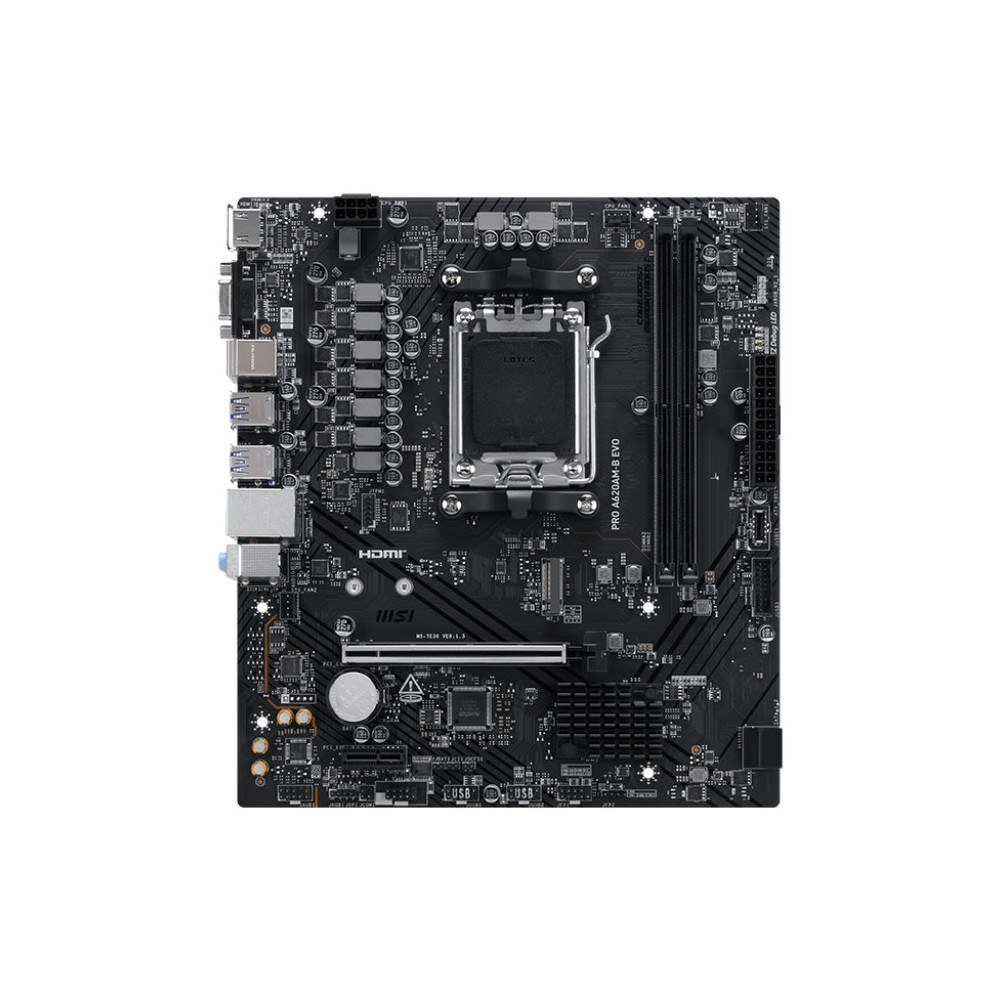 MSI PRO A620AM-B EVO carte mère AMD A620A Emplacement AM5 ATX